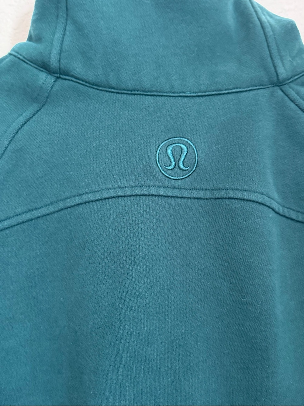 Lululemon Scuba Cropped Half Zip Funnel Neck Sweatshirt - Picture 5 of 6